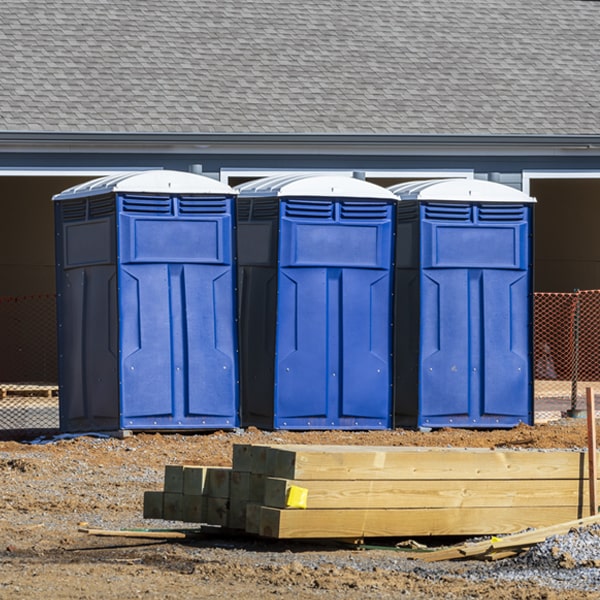 can i customize the exterior of the porta potties with my event logo or branding in Deerfield